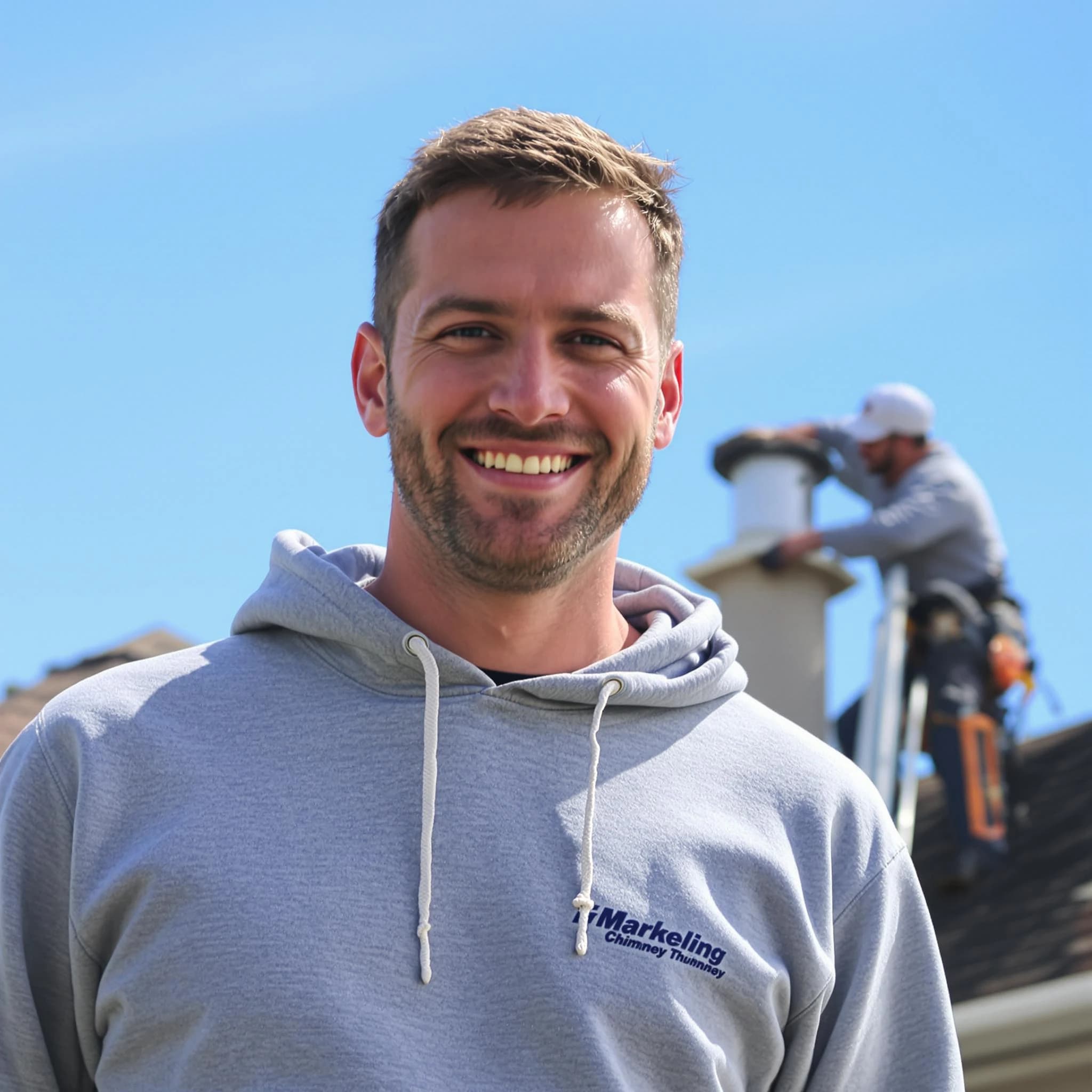 The Belvedere Park Chimney Sweep team.
