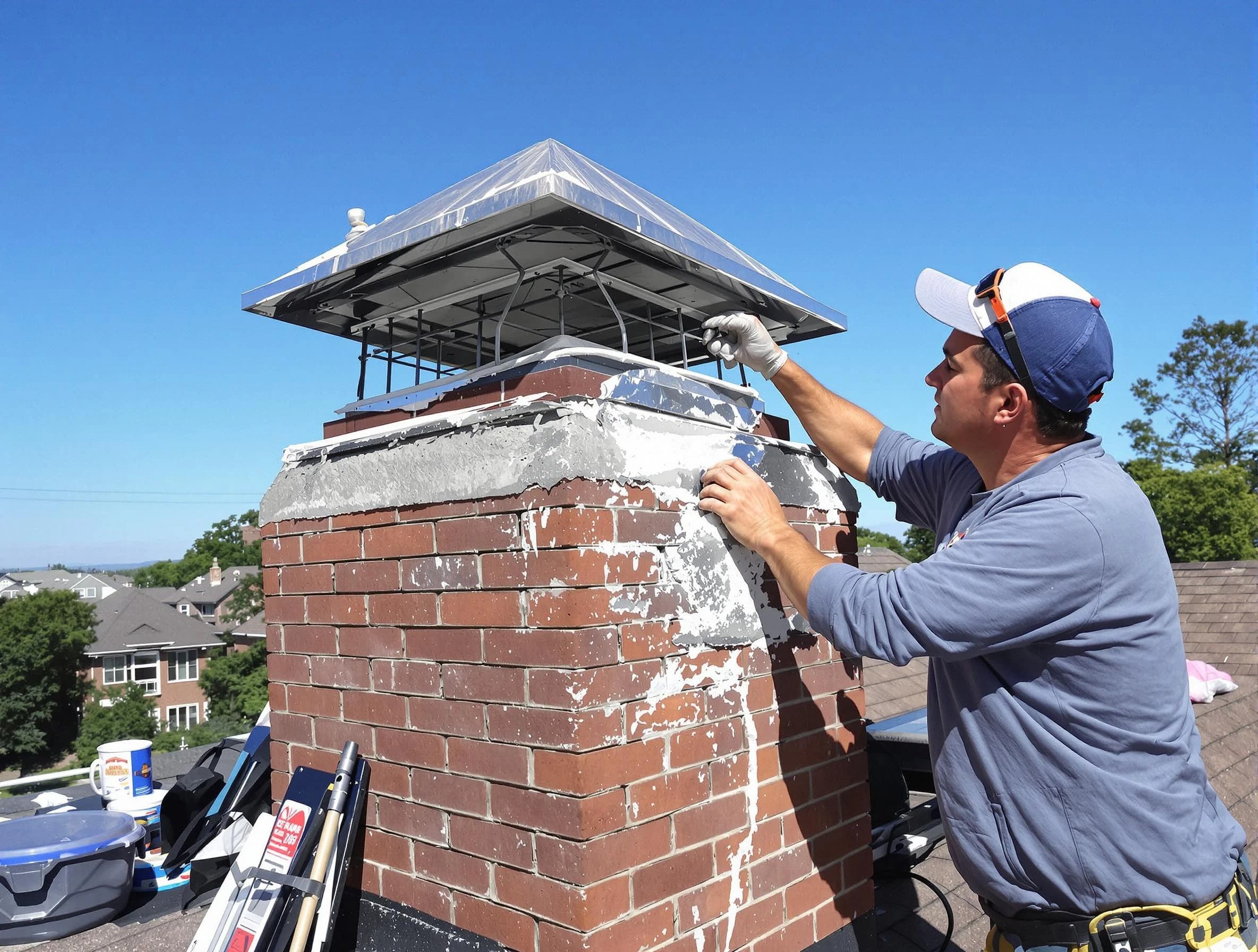 Chimney Crown Services service in Belvedere Park, GA