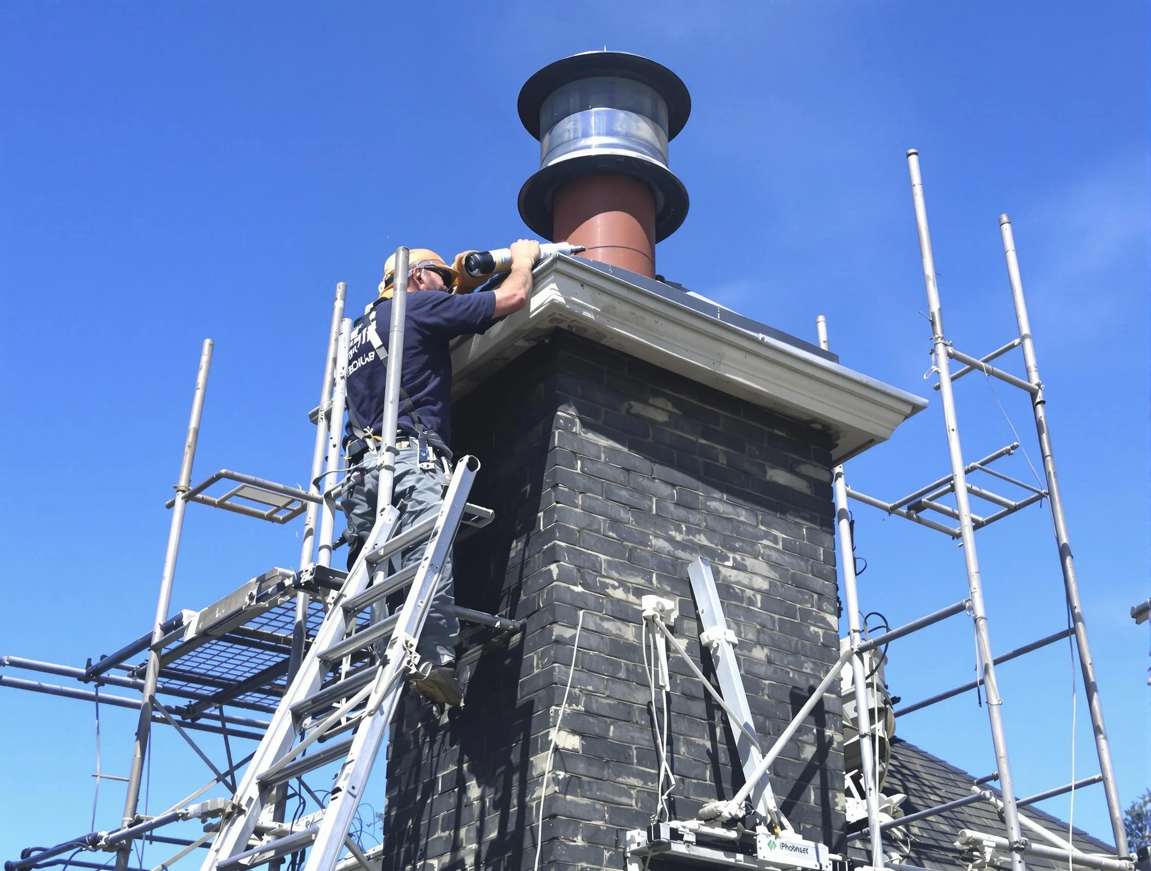 Sturdy chimney crown finished by Belvedere Park Chimney Sweep in Belvedere Park, GA
