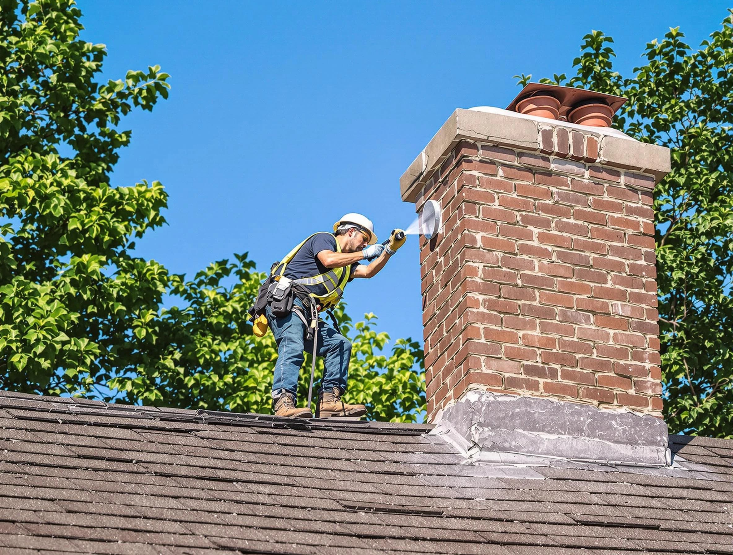 Belvedere Park Chimney Sweep performing an inspection with advanced tools in Belvedere Park, GA