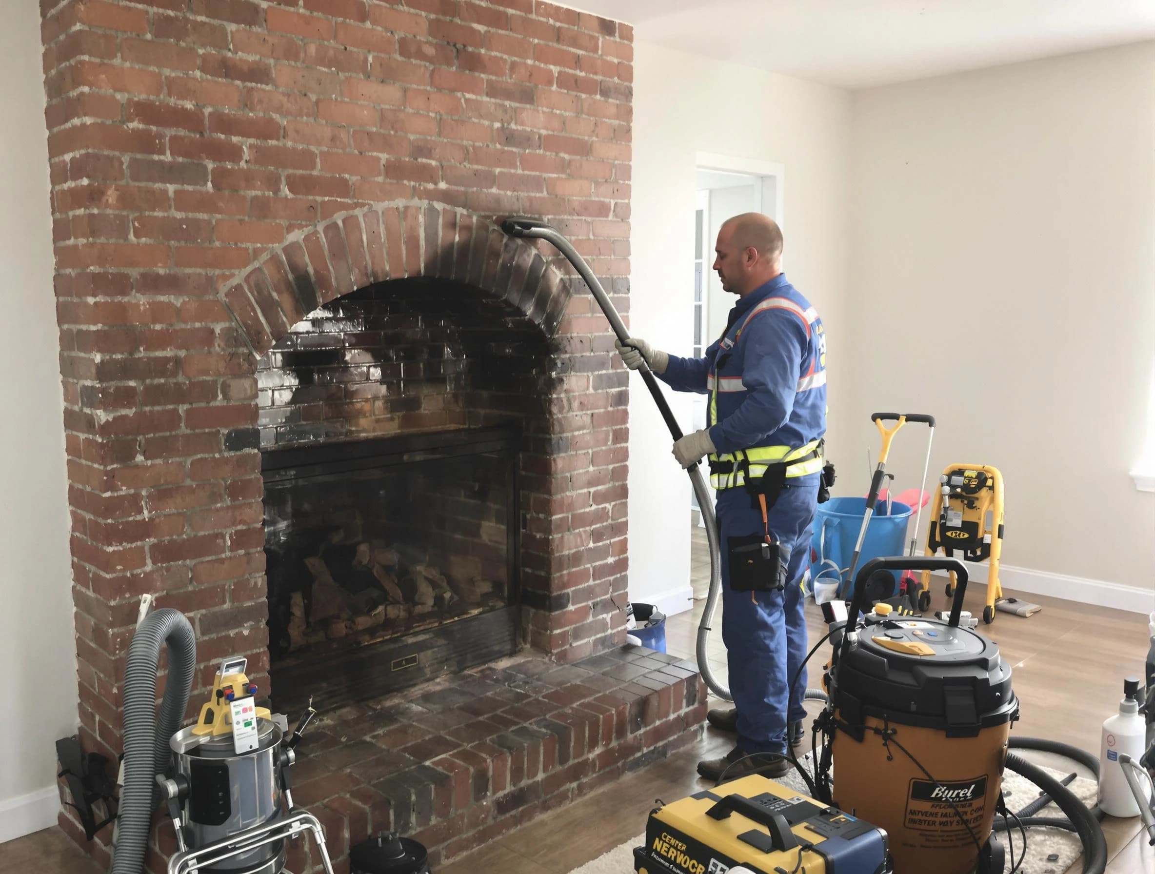 Belvedere Park Chimney Sweep expert performing detailed chimney sweep in Belvedere Park, GA
