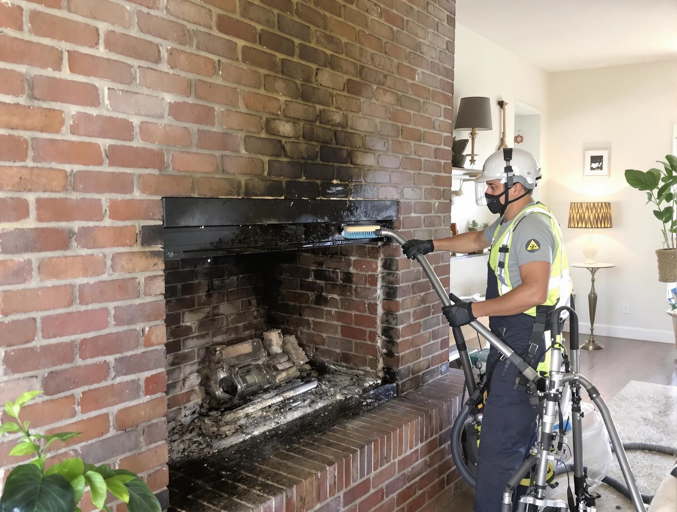 Belvedere Park Chimney Sweep providing fireplace cleaning services in Belvedere Park, GA