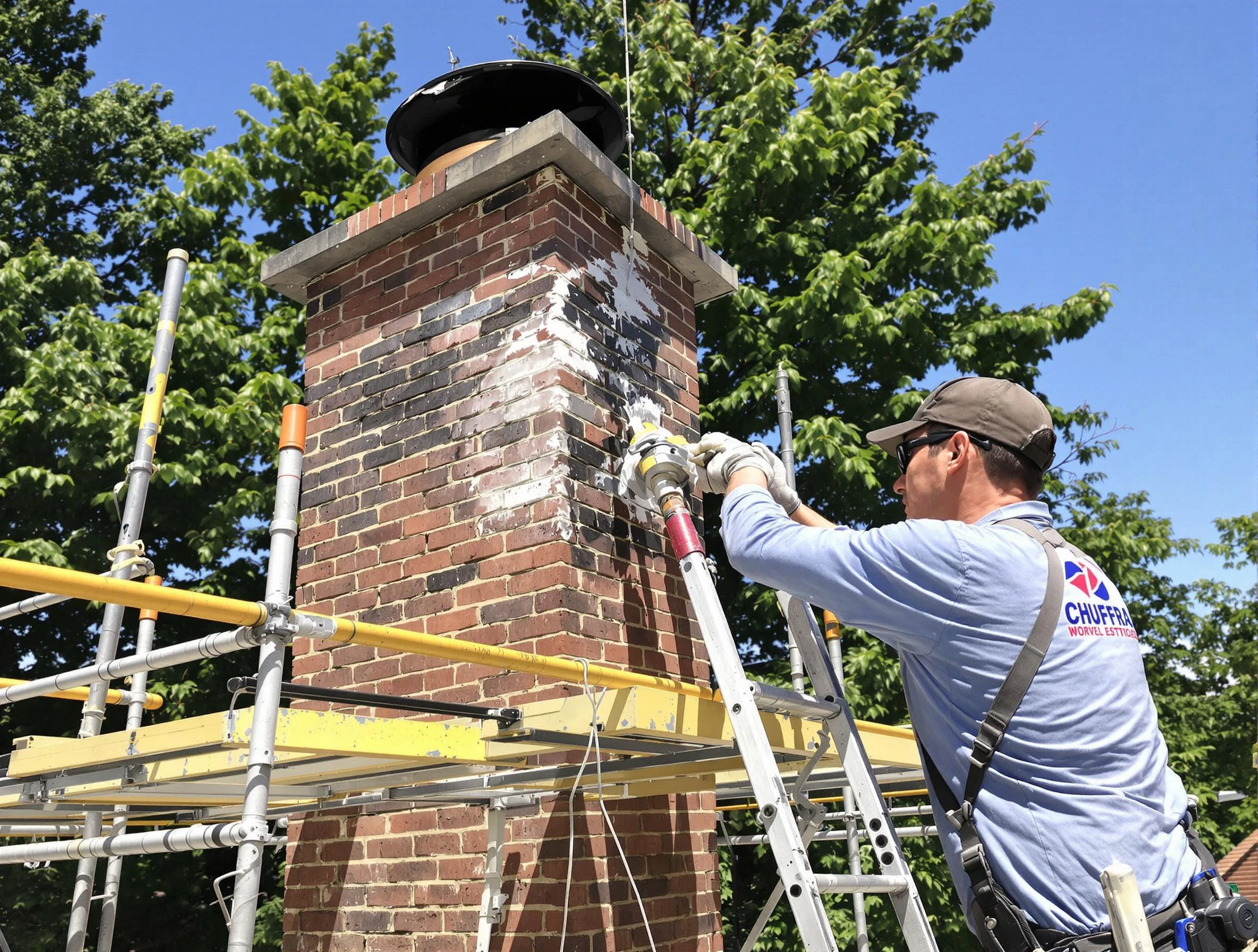 Structural chimney repair by Belvedere Park Chimney Sweep in Belvedere Park, GA